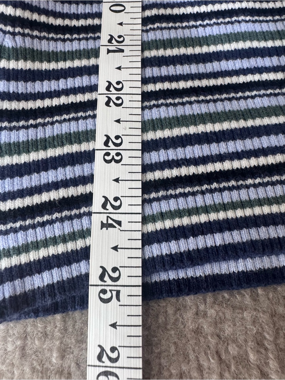 Abercrombie & Fitch Women Ribbed Knit Henley Short Sleeve Sweater Top Size Large - Picture 8 of 9